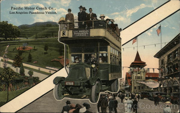 Pacific Motor Coach Co. Los Angeles California