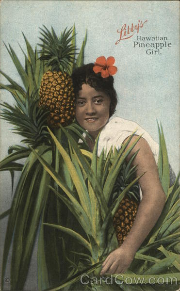 Libby's Hawaiian Pineapple Girl Chicago Illinois Advertising