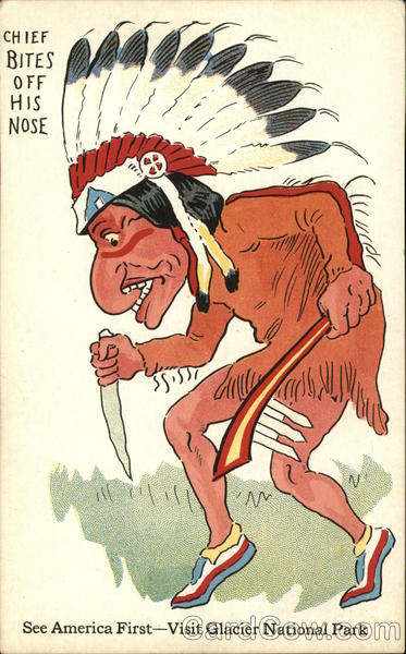 Great Northern Railway - Chief Bites Off His Nose Trains, Railroad