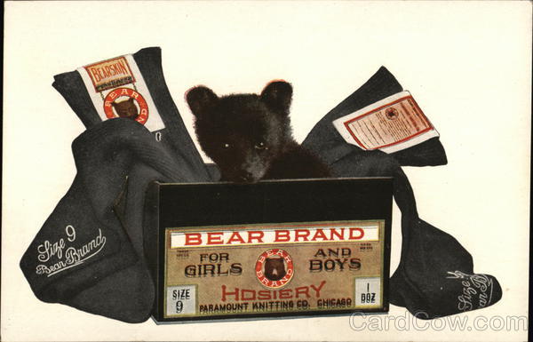 Bear Brand Hosiery - Paramount Knitting Co. Chicago Illinois