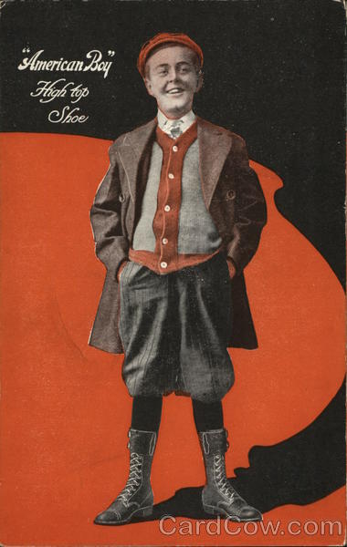 American Boy High Top Shoe Advertising