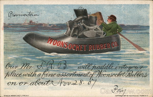Woonsocket Rubber Company Rhode Island Advertising