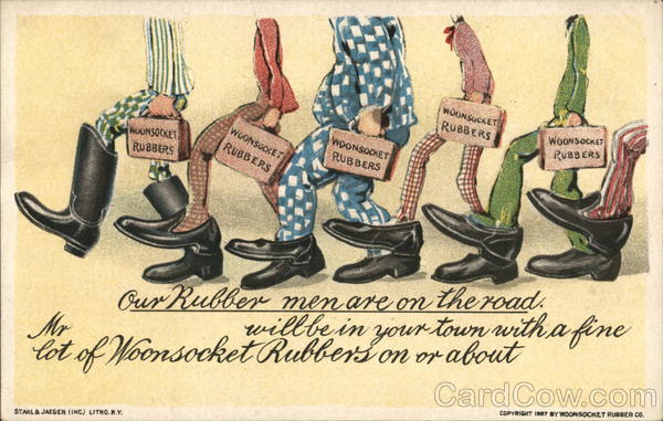 Woonsocket Rubber Company Rhode Island Advertising