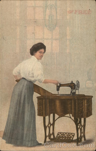 The Free Sewing Machine Advertising