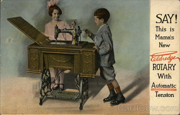 Eldredge Rotary Sewing Machine Advertising