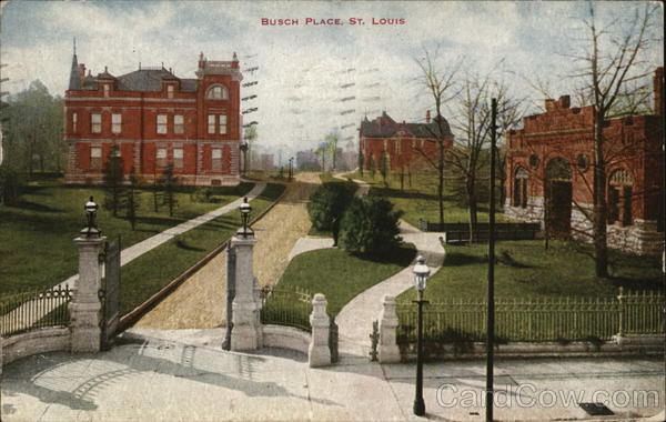 Busch Place, St. Louis Missouri Advertising