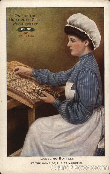 Labeling Bottles at the Home of the 57 Varieties Pittsburgh Pennsylvania