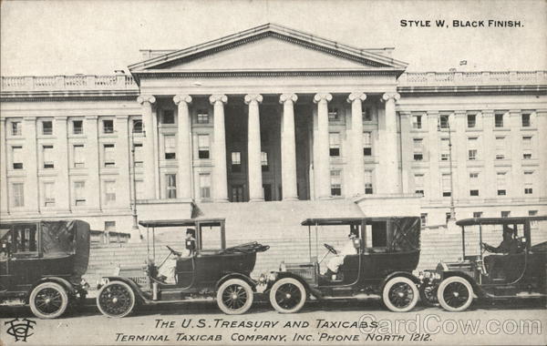 The US Treasury & Taxicabs, Terminal Taxicab Company Washington District of Columbia