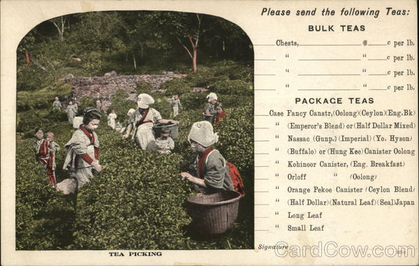 Chase & Sanborn Tea and Coffe Importers Boston Massachusetts