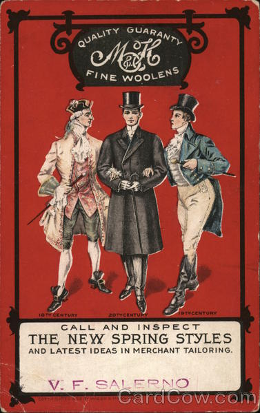 M & H Fine Woolens Advertising