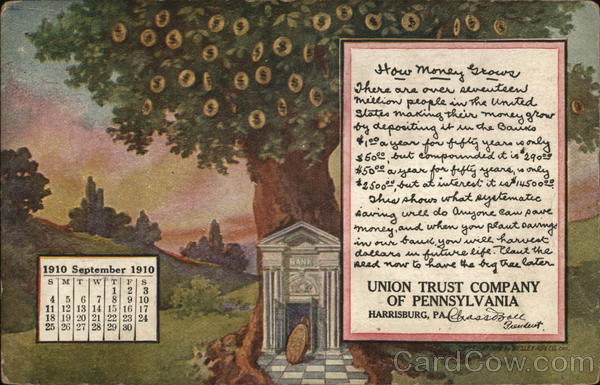 Union Trust Company of Pennsylvania Harrisburg Advertising