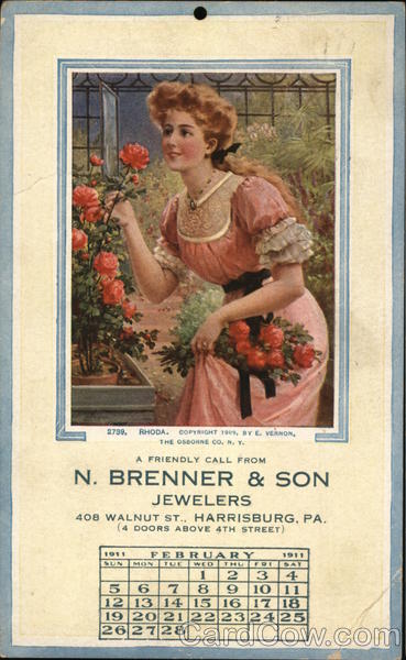 N. Brenner and Sons, Jewelers Harrisburg Pennsylvania