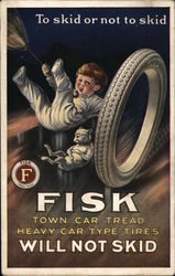 Fisk Tire Postcard
