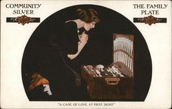 Community Silver The Family Plate Postcard