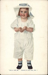 Cream of Rice Girl Postcard