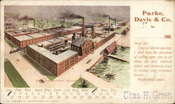 Parke Davis and Company Detroit, MI Advertising Postcard Postcard Postcard