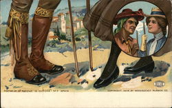 Woonsocket Rubber Co., Rain Shoes Rhode Island Advertising Postcard Postcard Postcard
