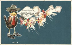 Weatherbird shoes are crackerjacks Ha! Ha! That's a pun. July Postcard