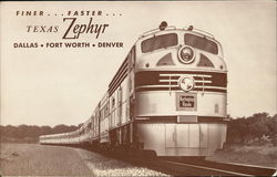 The Texas Zephyr Postcard