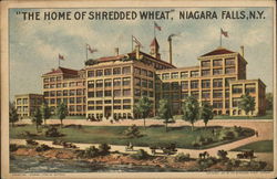 Shredded Wheat Niagara Falls, NY Advertising Postcard Postcard Postcard
