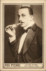 Fox Films Stuart Holmes. That villainous villain. Postcard