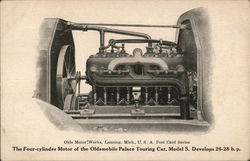Olds Motor Works - Oldsmobile Engine Postcard
