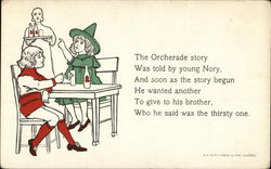 Orcherade manufactured by the Queen City Bottling Works Postcard