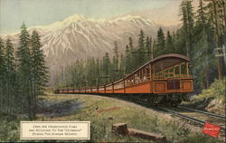 Chicago Milwaukee & St. Paul Railway - The Olympian (Electrified) Illinois Postcard Postcard Postcard