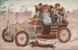 High Life Beer Postcard