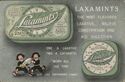 Laxamints Postcard