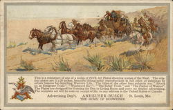 A Fight for the Overland Mail St. Louis, MO Advertising Postcard Postcard Postcard