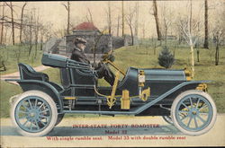 Inter-State Forty Roadster Model 32 Postcard