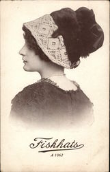 Fiskhats wholesale millinery Chicago, IL Advertising Postcard Postcard Postcard