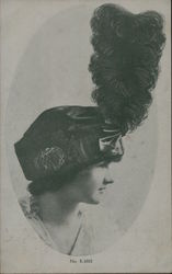 Mrs. J.E. Lawerence, Millinery Postcard