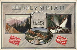 The Olympian - Chicago, Milwaukee, St. Paul and Pacific Railroad Postcard