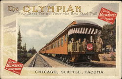 Chicago, Milwaukee & St. Paul, Puget Sound Railways Postcard