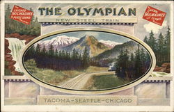 Chicago Milwaukee & St.Paul & Puget Sound Railway - Olympian Postcard