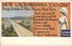 Lackawanna Railroad Postcard