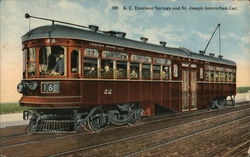 K.C.C.C. & ST. J RY. Postcard