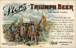 Storz Triumph Beer Postcard