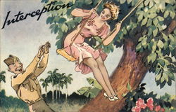 Bacardi Gardens, Cuba - Interception Postcard