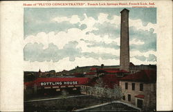 Pluto Water Bottling House French Lick, IN Advertising Postcard Postcard Postcard