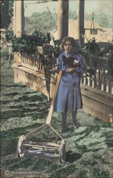 Clarinda Lawn Mower Company Postcard