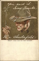 Chesterfield Cigarettes Advertising Postcard Postcard Postcard