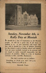 Messiah Church Postcard
