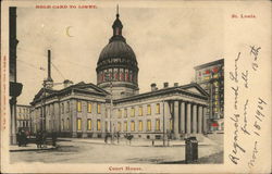 Court House St. Louis, MO Hold To Light Postcard Postcard