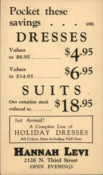 Hannah Levi Postcard