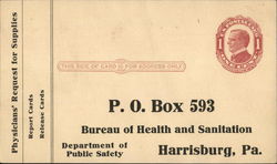 Bureau of Health and Sanitation Postcard