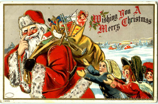 Wishing You A Merry Christmas Santa Claus