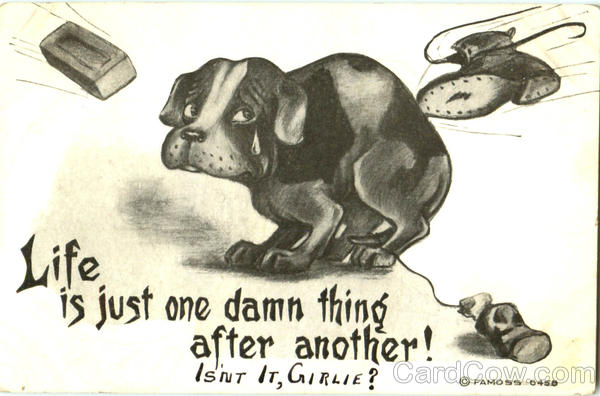 Life Is Just One Damn Thing After Another Dogs